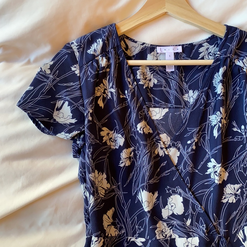 Midi wrap dress